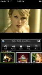 TubeBox afspelen video's iPhone