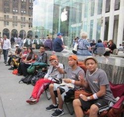 iPhone 5 wachtrij New York