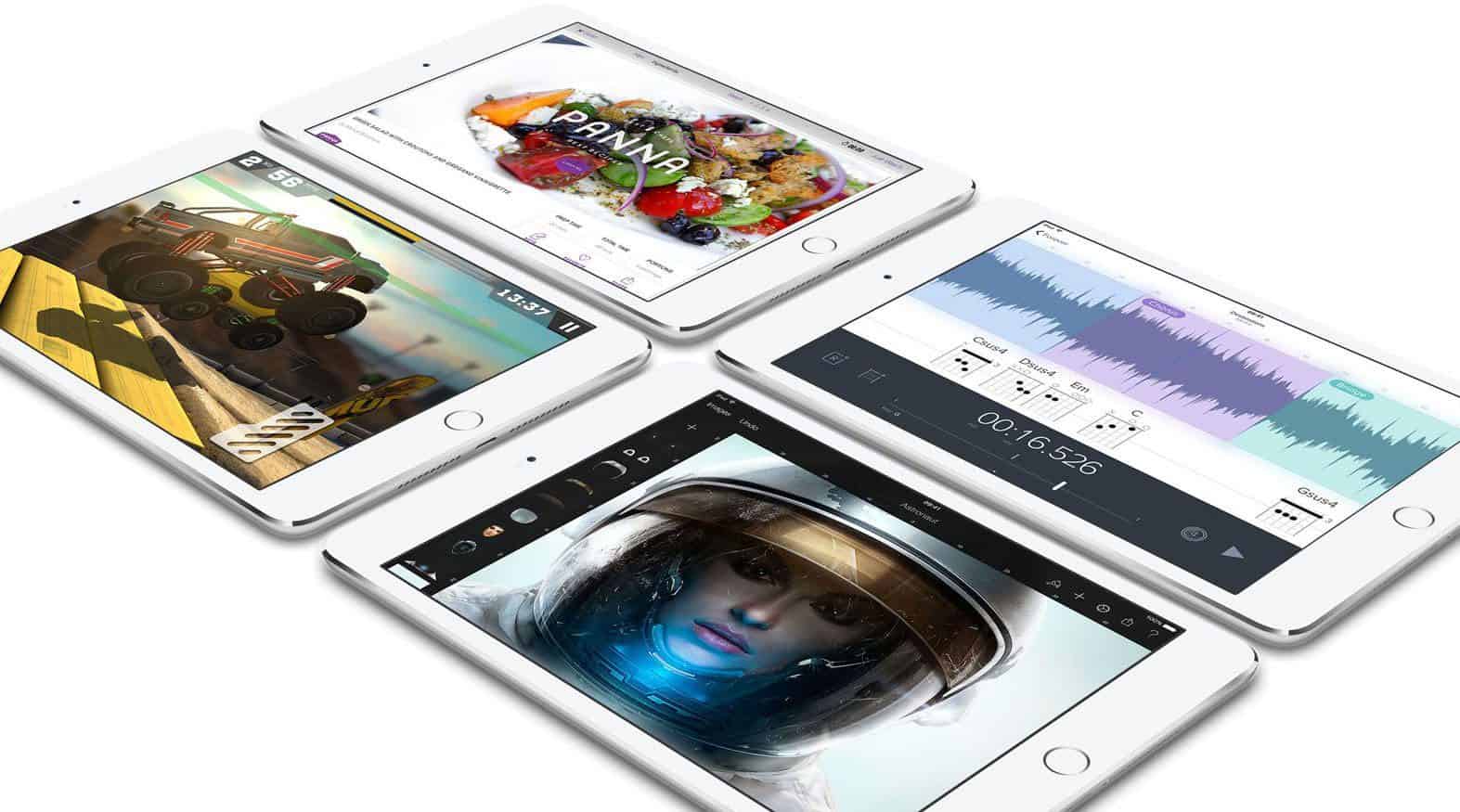 iPad mini 4 met apps