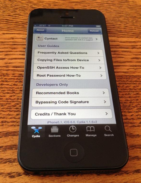 Cydia op de iPhone 5