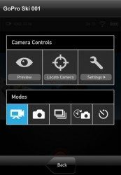 GoPro camera bedienen vanaf app