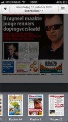 Het Nieuwsblad bladeren iPhone