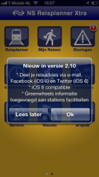 NS Reisplanner Xtra updates versie 2.10