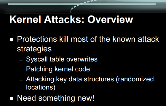 iOS Kernel Attacks: Overview