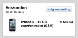 Uitlevering iPhone 5 verloopt volgens schema