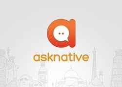 Asknative iPhone reis-app header