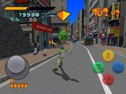 Jet Set Radio skaten op straat