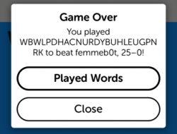 Letterpress cheat