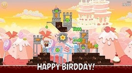 Angry Birds Happy Birdday iPhone