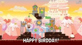 Angry Birds Happy Birdday iPhone