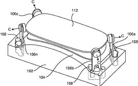 Gebogen Glas patent Apple