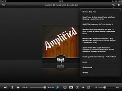 Instacast iPad player