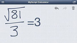 MyScript Calculator rekenmachine