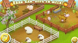 Hay Day dieren in de wei iPhone