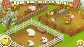 Hay Day dieren in de wei iPhone