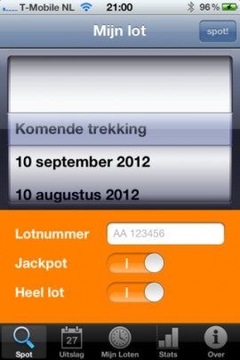 Spotlot prijs checken voor loten