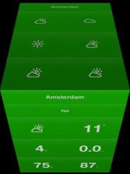 Weathercube groen Amsterdam