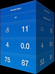Weathercube header iPad
