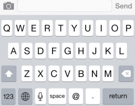 Toetsenbord iOS 7.1 beta 3