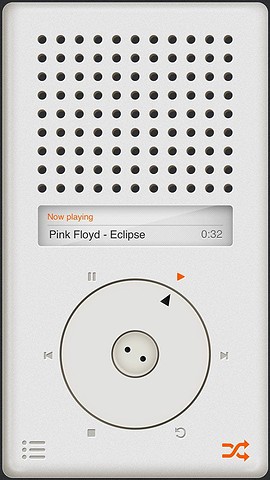 T3 Player iPhone muziekspeler screenshot