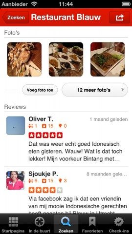 Yelp 6.5 recensie bovenaan