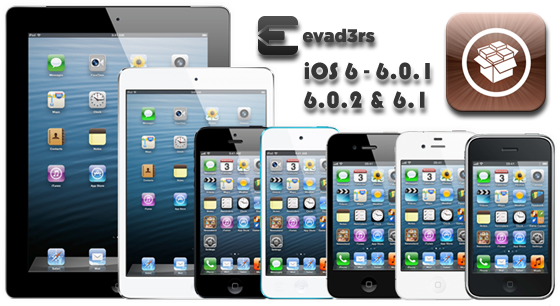 Jailbreak iPhone, iPod touch, iPad en Apple TV op iOS 6