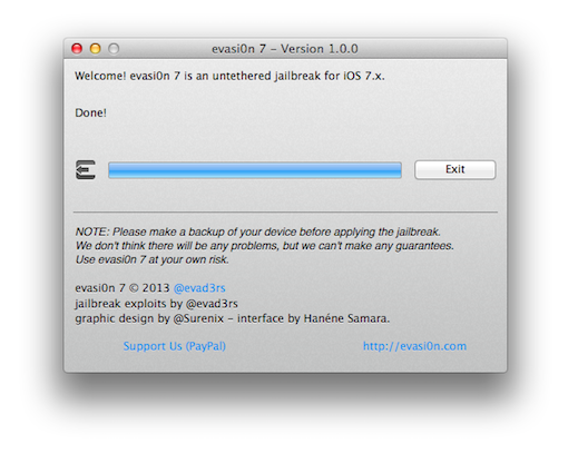 evasi0n 7 jailbreak voltooid