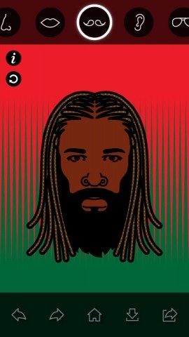 iMadeFace rastafara