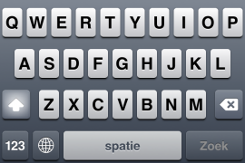 iOS keyboard