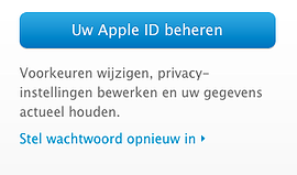 Apple ID wachtwoord