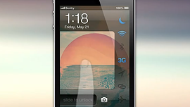 Concept iOS 7 beginscherm