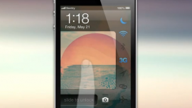 Concept iOS 7 beginscherm