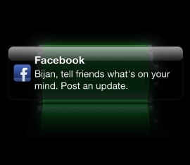 Facebook notificatie