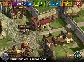 GU VR Knight Storm dorp bouwspel gratis iOS