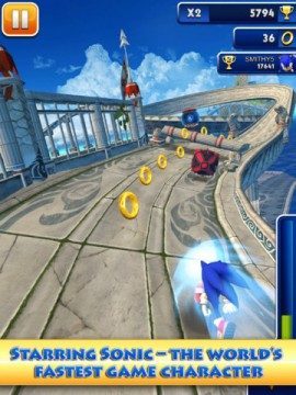 GU WO Sonic Dash iPad iPhone