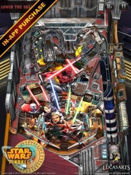 GU WO Star Wars Pinball tafel iOS