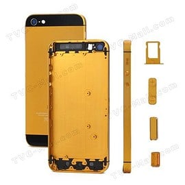 Gele iPhone 5 achterkant