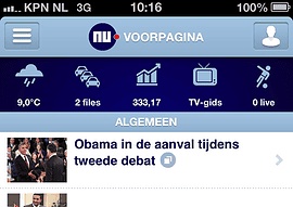 NU.nl iPhone-app vernieuwd 3.2.1