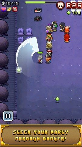 Nimble Quest iPhone graveyard level