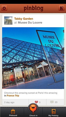 Pinblog Louvre museum locaties inchecken