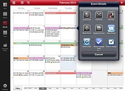 Week Calendar HD maandoverzicht opties iPad