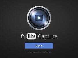 YouTube Capture header iPad