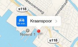 ov route plannen apple kaarten