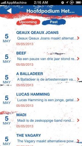 5 mei Bevrijdingsfestivals programma