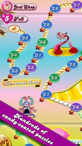 Candy Crush Saga level selecteren iOS
