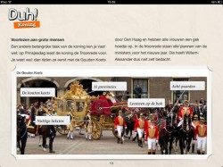 Duh Koning prinsjesdag iPad