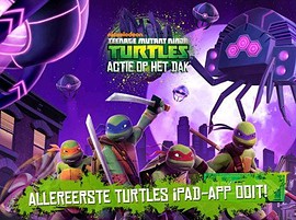 GU DO Teenage Mutant Ninja Turtles Actie op het Dak iPad iPhone