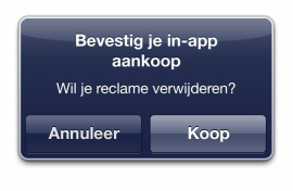 In-app aankopen teaser