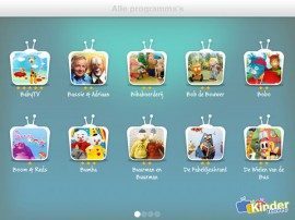 KinderTeevee iPad iPhone programmaoverzicht