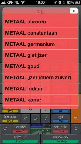 Muiswerk RekenApp metalen kiezen